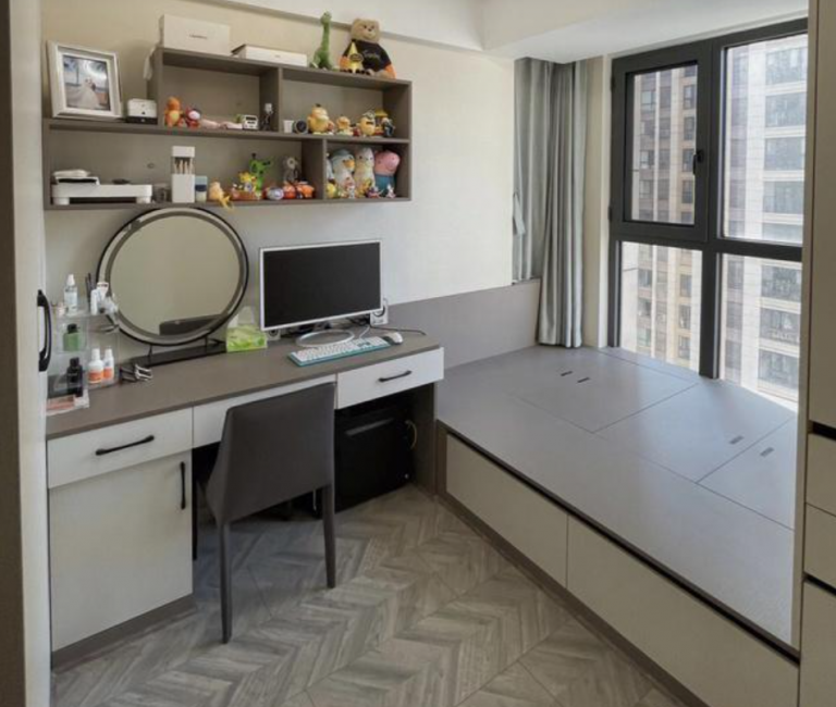 看看她的新房子，裝修得像樣板房一樣漂亮?xí)r尚，好羨慕